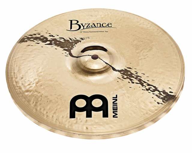 マイネル B14HHH-B ハイハットシンバル 14インチMEINL Byzance Brilliant Heavy Hammered Hihat　14