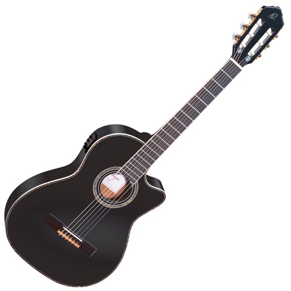 オルテガ RCE145BK エレクトリッククラシックギター（ブラック）ORTEGA[RCE145BK] 返品種別Aの通販は 44,880円