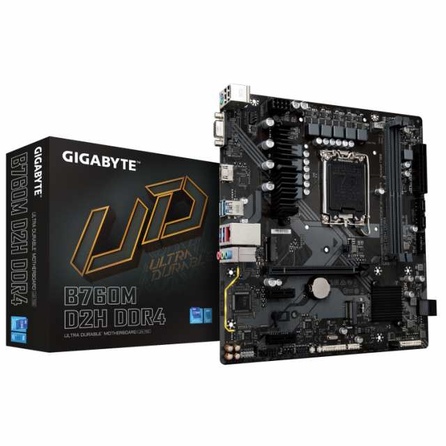 GIGABYTE（ギガバイト） B760M D2H DDR4 GIGABYTE B760M D2H DDR4 / microATX対応マザーボード[B760MD2HDDR4] 返品種別B