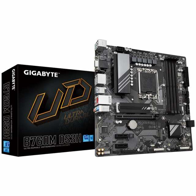 GIGABYTE（ギガバイト） B760M DS3H GIGABYTE B760M DS3H マザーボード[B760MDS3H] 返品種別B