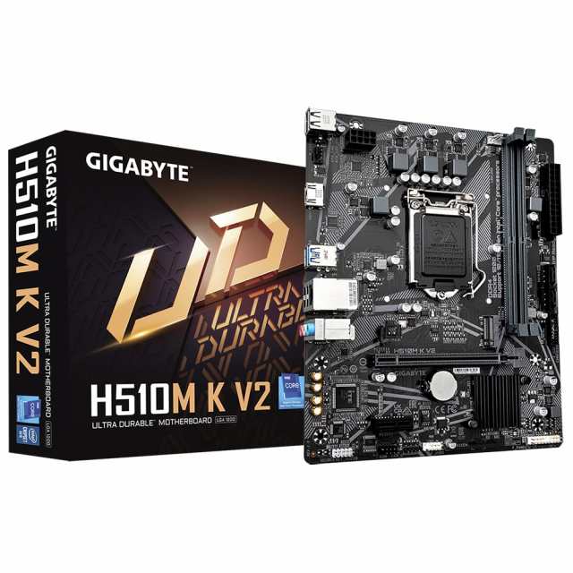 GIGABYTE（ギガバイト） H510MKV2 GIGABYTE H510M K V2 マザーボード[H510MKV2] 返品種別B