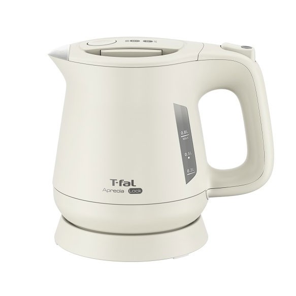 ティファール（T-FAL） KO640AJP 電気ケトル　0.8L　アイボリーアプレシア ロック[KO640AJP] 返品種別Aの通販は