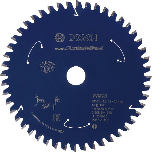 ボッシュ コードレス工具専用丸のこ刃 エキスパート ラミネート材用 (外径165mm) BOSCH 2XPOWER CORDLESS 2 608 644 549返品種別Bの通販は 4,624円