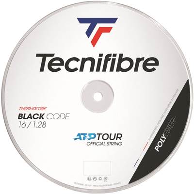 Tecnifibre(テクニファイバー) 硬式テニス用ストリング BLACK CODE 1.28（ブラック・サイズ：200m） TCF-04RBL128XB返品種別Aの通販は