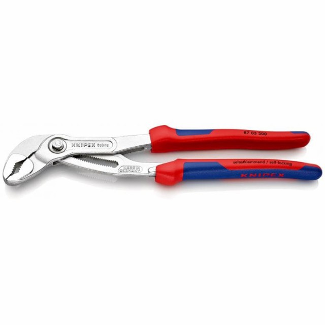 クニペックス 87 05 300 ウォーターポンププライヤー コブラ 300mmKNIPEX[8705300KNIPEX] 返品種別Bの通販は 8,980円