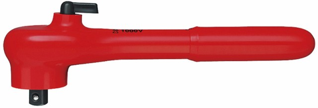 クニペックス 98 41 (1/2SQ) 絶縁ラチェットハンドル 1000V 265mmKNIPEX[9841KNIPEX] 返品種別Bの通販は