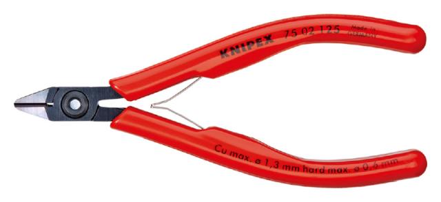 クニペックス 75 02 125 エレクトロニクスニッパー (#75 01 125) 125mm (台紙付き)KNIPEX[7502125KNIPEX] 返品種別Bの通販はその他花・ガーデン・エクステリア・DIY工具