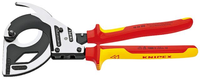 クニペックス 95 36 320 絶縁ラチェットケーブルカッター 320mmKNIPEX[9536320KNIPEX] 返品種別Bの通販は 42,606円