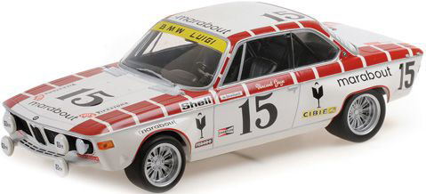 ミニチャンプス 1/18 BMW 2800 CS ”RACING TEAM MARABOUT” #15 GAYE/BRAILLARD スパ 24h 1970【155722715】ミニカー  返品種別Bの通販は