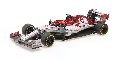 ミニチャンプス1/18アルファロメオレーシングC38キミライコネン 2019