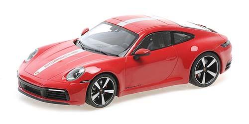 ミニチャンプス 1/18 ポルシェ 911 カレラ 4S 2019 レッド【155067326】ミニカー  返品種別Bの通販は