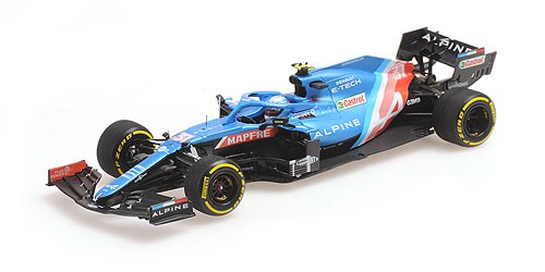 ミニチャンプス 1/43 アルピーヌF1チームA521 エステバン・オコン バーレーンGP2021【417210131】ミニカー 返品種別B