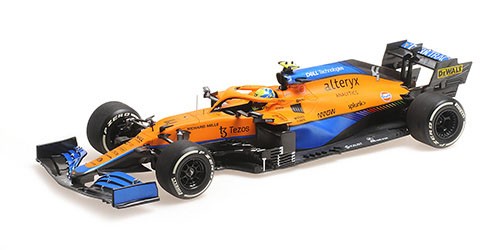 ミニチャンプス 1/18 マクラーレン F1 チーム MCL35M ランド・ノリス イタリアGP 2021 2位入賞【530213304】ミニカー 返品種別B