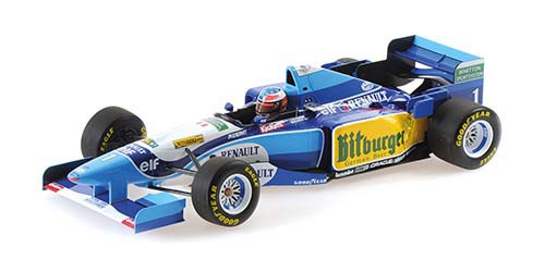 ミニチャンプス 1/18 ベネトン ルノー B195 ミハエル・シューマッハ ベルギーGP 1995 ウィナー【510952901】ミニカー 返品種別B