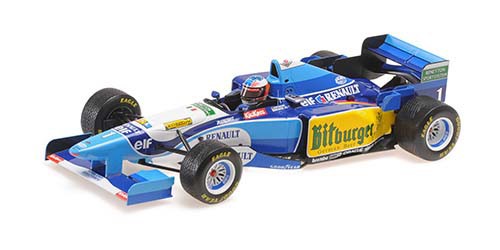 ミニチャンプス 1/18 ベネトン ルノー B195 ミハエル・シューマッハ 日本GP 1995 ウィナー レインタイヤ仕様【510953401】ミニカー  返品種別Bの通販は