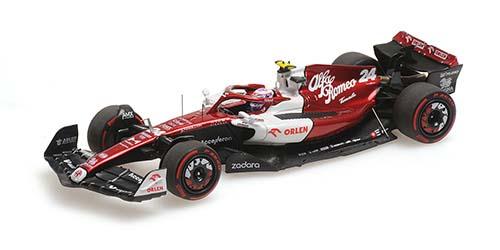 ミニチャンプス 1/43 アルファ ロメオ F1 チーム オーレン C42 周冠宇 バーレーンGP 2022【417220124】ミニカー  返品種別Bの通販は車