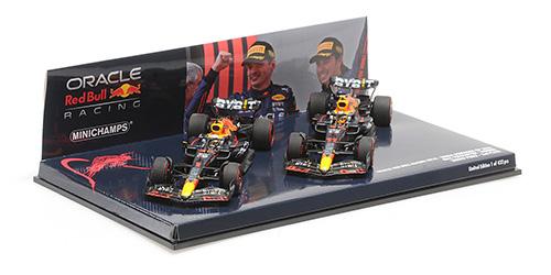 ミニチャンプス 1/43 オラクル レッド ブル レーシング RB18 エミリア ロマーニャGP 2022 フェルスタッペン/ペレス 1-2 フィニッシュ 2台セット【472224111】ミニカー  返品種別Bの通販は