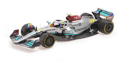 ミニチャンプス 1/18 メルセデス AMG ペトロナス フォーミュラ ワン チーム F1 W13 E パフォーマンス ルイス・ハミルトン マイアミGP 202