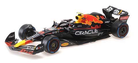 ミニチャンプス 1/18 オラクル レッド ブル レーシング RB18 セルジオ・ペレス モナコGP 2022 ウィナー インターミディエイトタイヤ仕様【110220711】ミニカー  返品種別Bの通販は