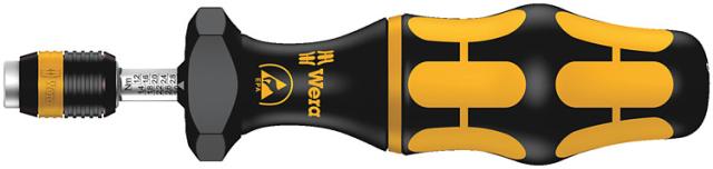 Wera SERIES 7400 ESD静電対策 プリセット型トルクドライバー(1.2-3.0 NM)ラピダプタークイックリリースチャック付き 074731返品種別B