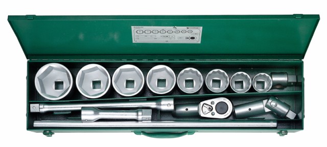 STAHLWILLE 60/8/6/882 (1”SQ) ソケットレンチセット 14点 (96060103)スタビレー[6086882スタビレ] 返品種別Bの通販は