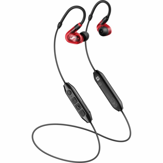 ゼンハイザー IE-100-PRO-WL-RED Bluetooth対応ダイナミック密閉型カナルイヤホン(レッド)Sennheiser[IE100PROWLRED] 返品種別A