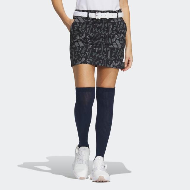 アディダス NMJ51-HS6990-S グラフィックプリント ストレッチスカート（ブラック・サイズ：J/S）adidas[NMJ51HS6990S] 返品種別Aの通販は