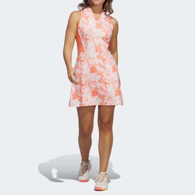 アディダス エナジーフラワープリント ノースリーブワンピース（コーラルフュージョン・サイズ：J/S） adidas BWI22-IB4531-S返品種別Aの通販は 6,480円