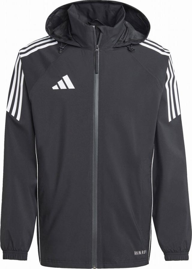 アディダス AJ-HAR66-IJ7390-2XL レインジャケット（ブラック×ホワイト 
