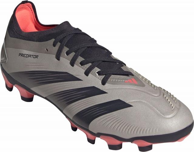 アディダス ADJ-IF6370-255 メンズ サッカースパイク 固定式 プレデター PRO HG/AG 土・人工芝用（プラチナメタリック/オーロラブラック/ターボ・サイズ：25.5cm）adidas[ADJIF6370255] 返品種別Aの通販は