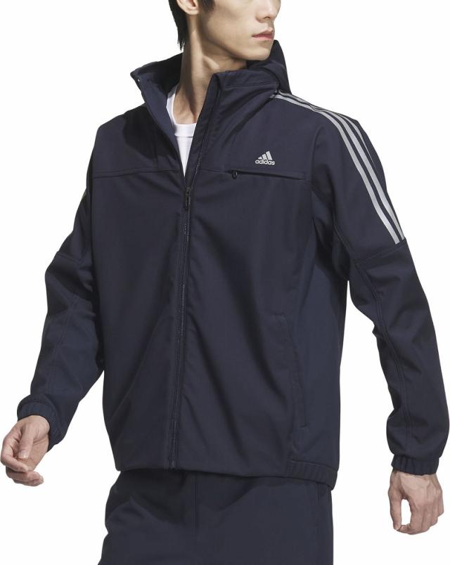 アディダス KWX72-JG8516-J/XL マストハブ スモールロゴ レギュラーフィット ボンデッドフリースフルジップフーディー（レジェンドインク・サイズ：J/XL）adidas[KWX72JG8516JXL] 返品種別Aの通販は