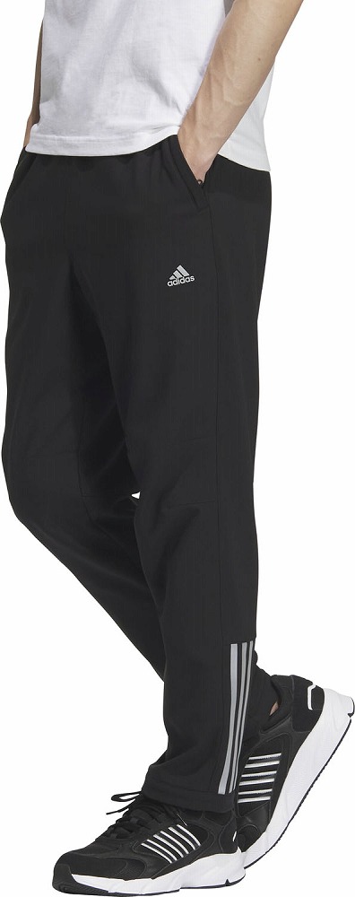 アディダス KWX73-JG8518-J/L メンズ マストハブ スモールロゴ レギュラーフィット ボンデッドフリース フルレングスパンツ（ブラック・サイズ：J/L）adidas[KWX73JG8518JL] 返品種別Aの通販は 5,966円