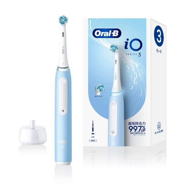 ブラウン IOG31A60IB 電動歯ブラシ　（アイスブルー）BRAUN　Oral-B（オーラルB）iOシリーズ iO3[IOG31A60IB] 返品種別Aのサムネイル