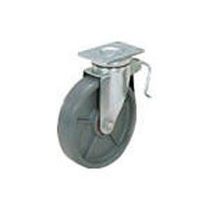 スガツネ工業 重量用キャスター径152自在ブレーキ付SE（200-133-371 重荷重用キャスター（エラストマー車） SUG-8-806B-PSE返品種別Bの通販は