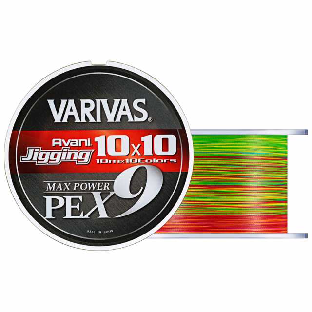 バリバス ジギング10×10 マックスパワーPE X9 300m 1.2ゴウ/MAX25lb アバニ ジギング10×10 マックスパワーPE X9 300m 10m×10色(1.2号/MAX25lb)VARIVAS PEライン[ジギング10PEX9300M12] 返品種別Bの通販はその他フィッシング
