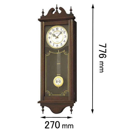 セイコータイムクリエーション 掛け時計振り子付き RQ-309-A[RQ309A] 返品種別A