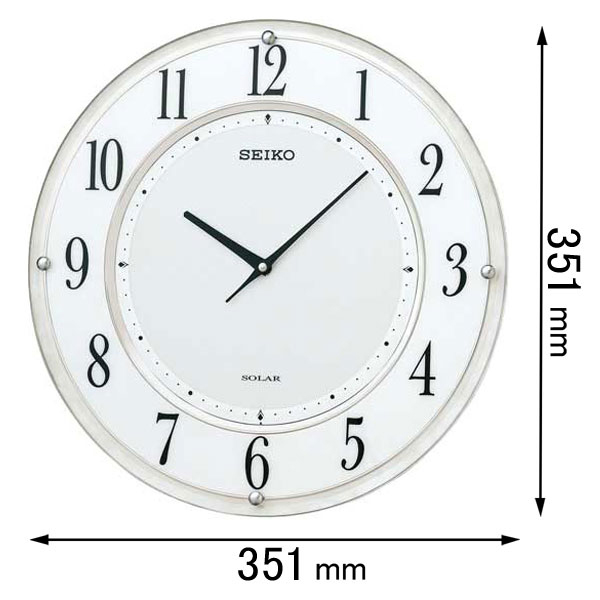 セイコータイムクリエーション ソーラー電波掛け時計 SF506W[SF506W] 返品種別Aの通販は