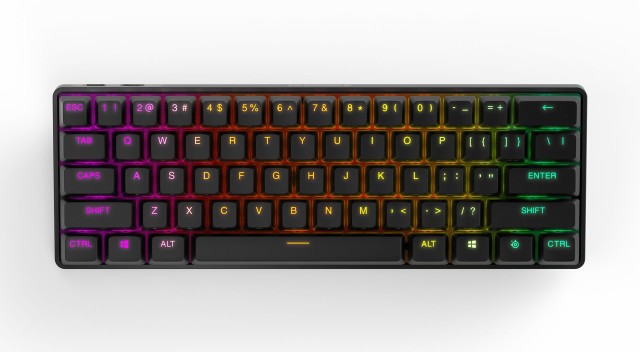 SteelSeries（スティールシリーズ） ワイヤレスゲーミングキーボード コンパクト 60％ 日本語配列 64829J(APPROMINIWJP返品種別A