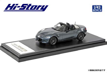 ハイストーリー 1/43 MAZDA ROADSTER RS (2020)ポリメタルグレーメタリック【HS253PG】ミニカー  返品種別Bの通販は