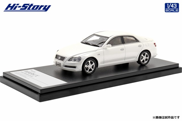 ハイストーリー 1/43 Toyota MARK X 300G PREMIUM (2004) ホワイト