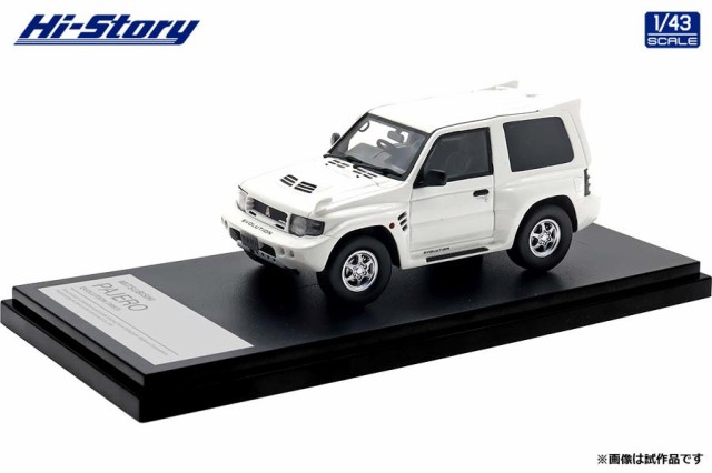 ハイストーリー 1/43 MITSUBISHI PAJERO EVOLUTION (1997) ソフィアホワイト【HS458WH】ミニカー  返品種別Bの通販は