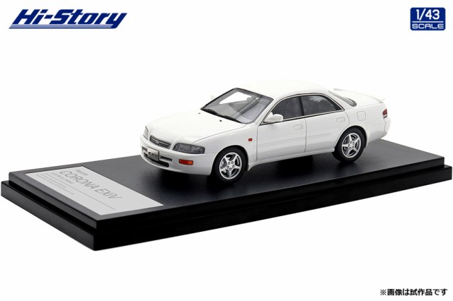 ハイストーリー 1/43 Toyota CORONA EXiV 2.0 TR-G (1994) スーパーホワイトII【HS467WH】ミニカー ...