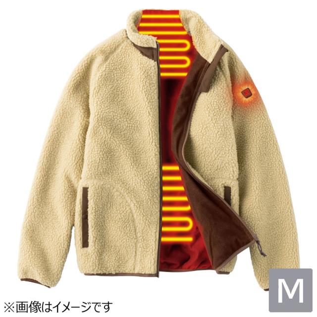 アイトス 襟付きヒータージャケット (ベージュ M) AZ8315 AZ-8315-002-M返品種別A