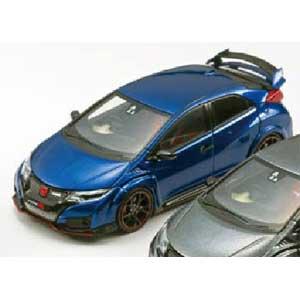 1:43 #45355 EBBRO Honda Civic Type R 2015 Brilliant sporty Blue metallic fk2r