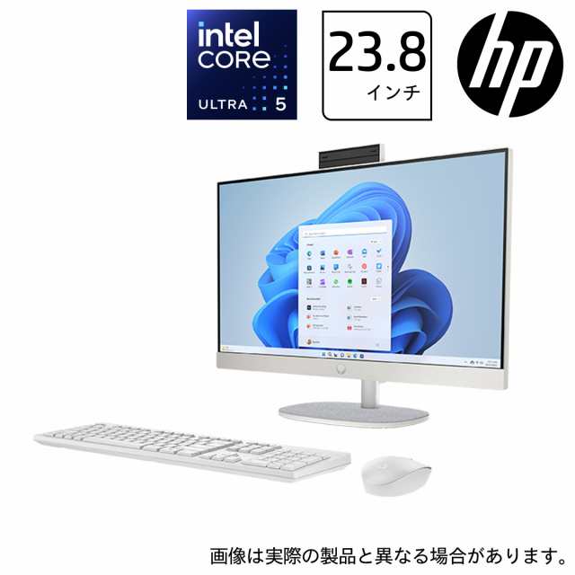 HP（エイチピー） A2MM2PA-AAAA HP 24-cr1000 AiO G1モデル 23.8型 オールインワンデスクトップパソコン(U5/16GB/1TB)シェルホワイト[A2M