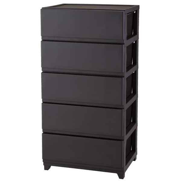 JEJアステージ 1020764 デコニーシーヴォ ワイドチェスト 5段 ダークブラウンJEJ[1020764JEJ] 返品種別Aの通販は