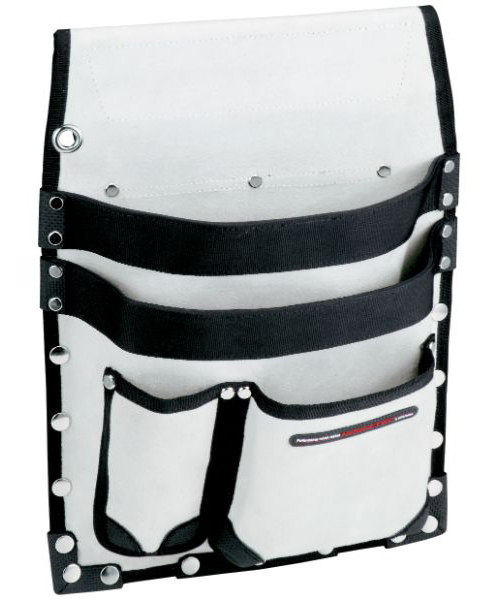 PROSTAR KW-704W 土方君　仮枠鋲止メ釘袋　超頑丈 (ホワイト)プロスター[515395サカケン] 返品種別B 5,130円