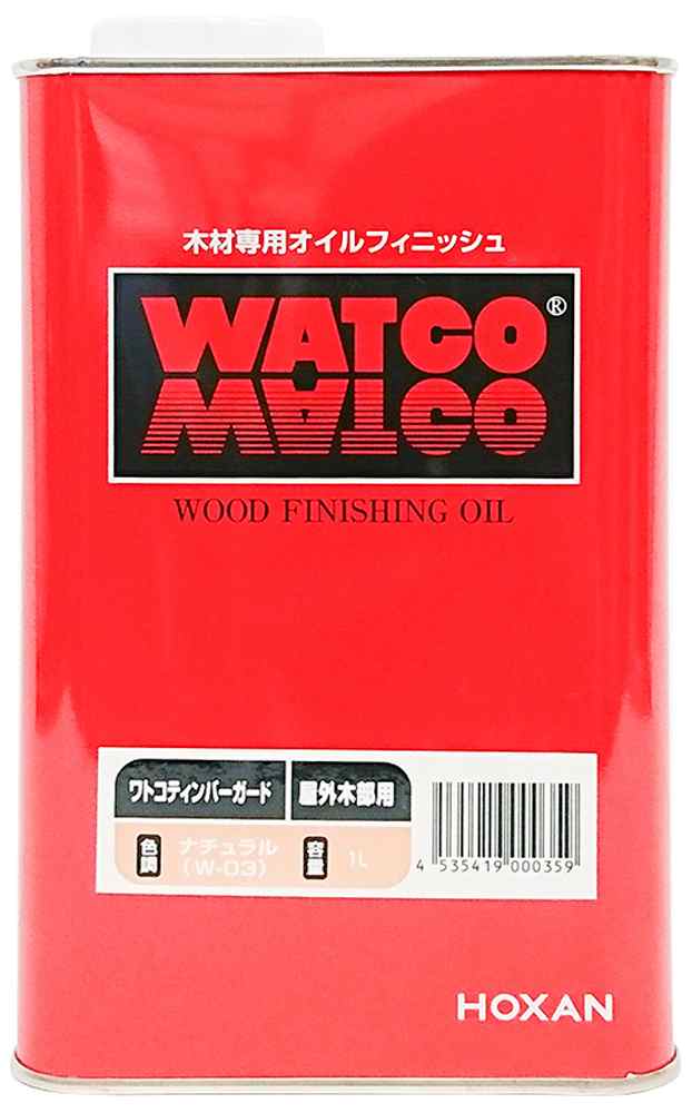 ワトコティンバーガード W-03 ナチュラル 1L - 塗装用品