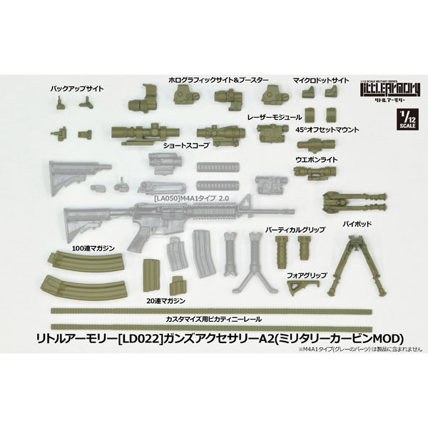 トミーテック 1 12 リトルアーモリー ガンズアクセサリーa2 ミリタリーカービンmod Ld022 フィギュアアクセサリー 返品種別b の通販はau Pay マーケット Joshin Web 家電 Pc ホビー専門店