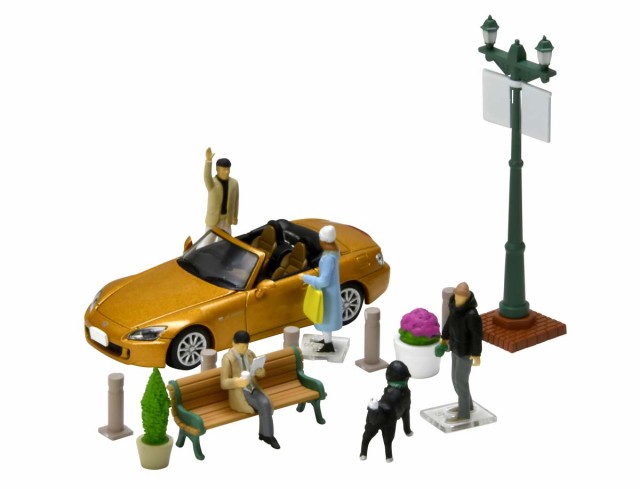 トミーテック 1/64 ジオコレ64 #カースナップ22a 都会の街角2【328292】ミニカー  返品種別Bの通販は